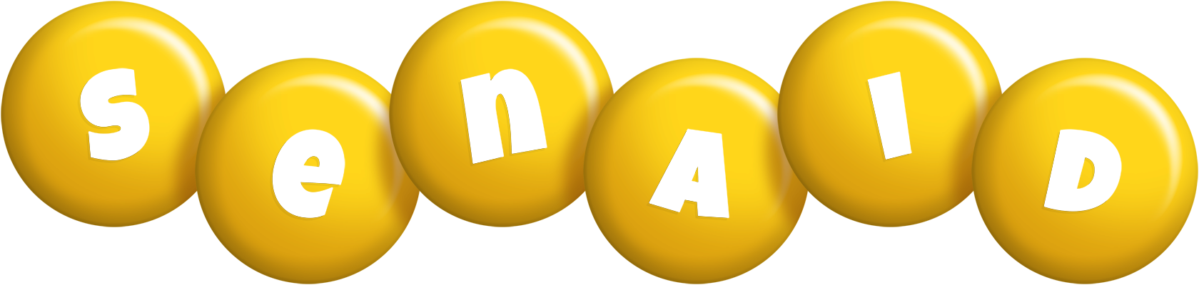 Senaid candy-yellow logo