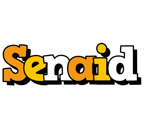 Senaid cartoon logo