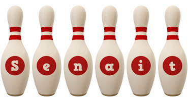 Senait bowling-pin logo