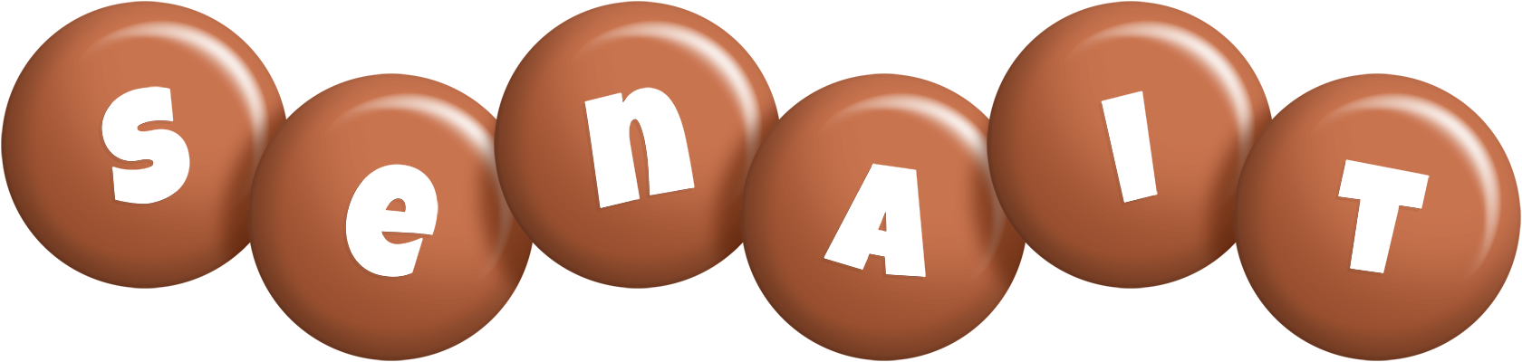Senait candy-brown logo