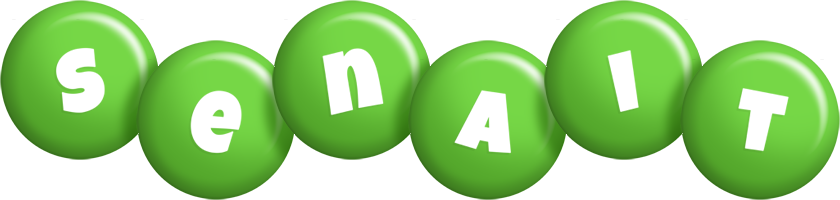 Senait candy-green logo