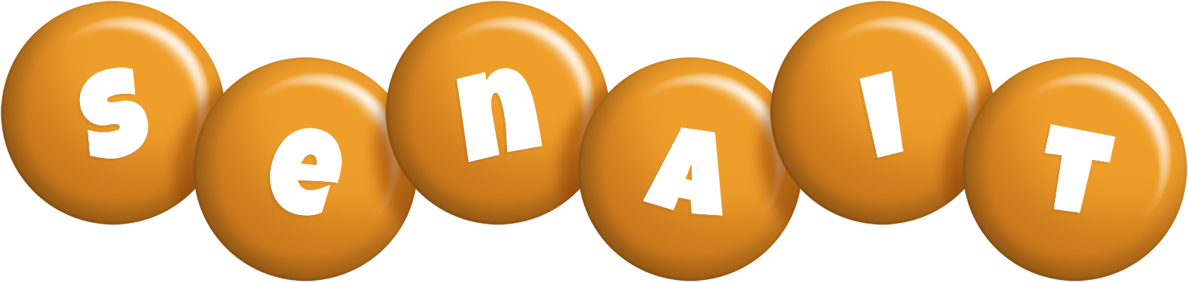 Senait candy-orange logo