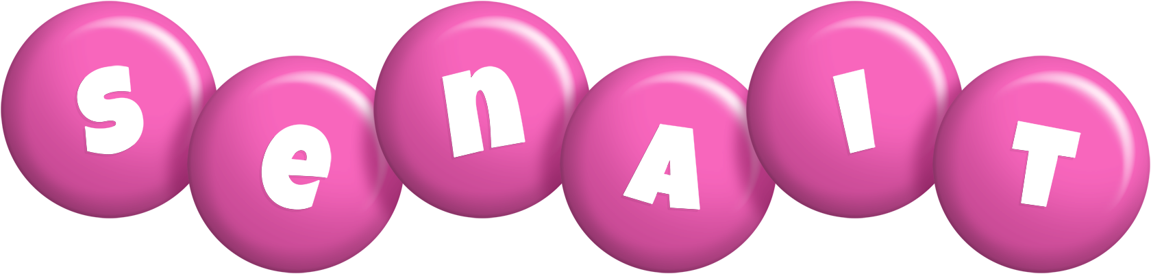 Senait candy-pink logo