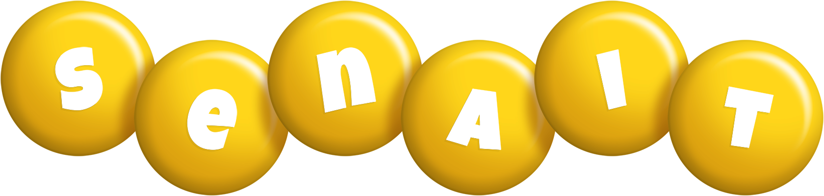 Senait candy-yellow logo
