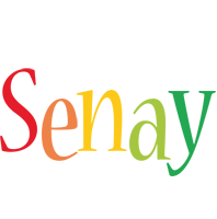 Senay birthday logo