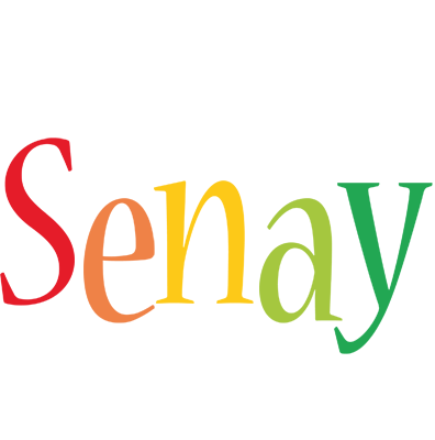 Senay birthday logo