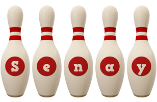 Senay bowling-pin logo