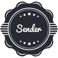 Sender badge logo