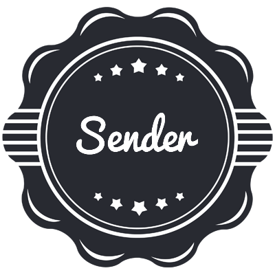 Sender badge logo
