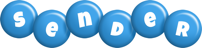 Sender candy-blue logo