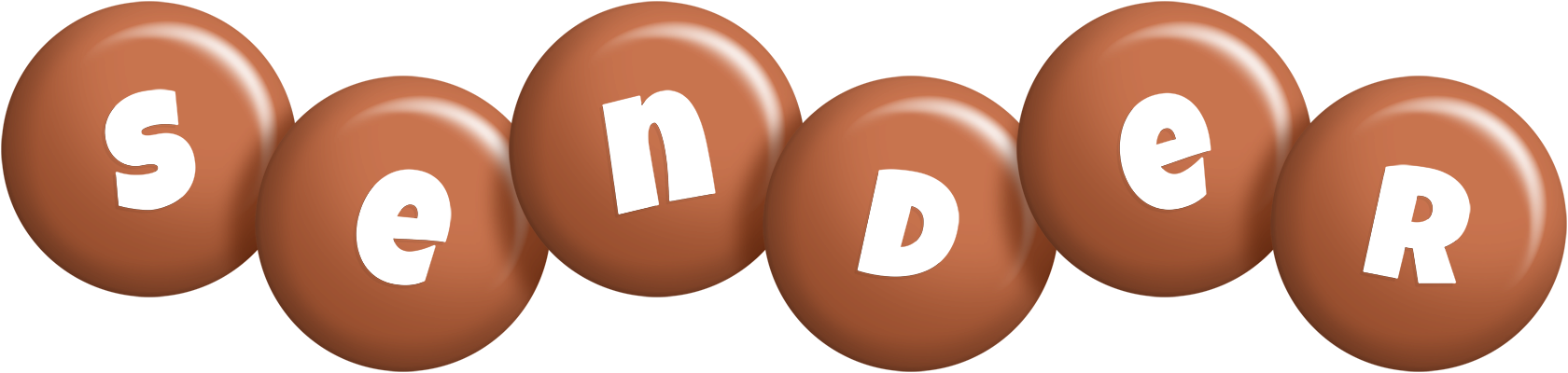 Sender candy-brown logo