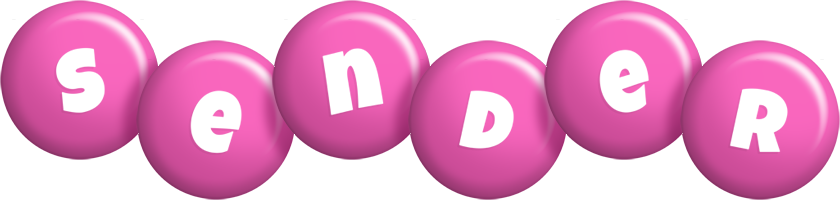 Sender candy-pink logo