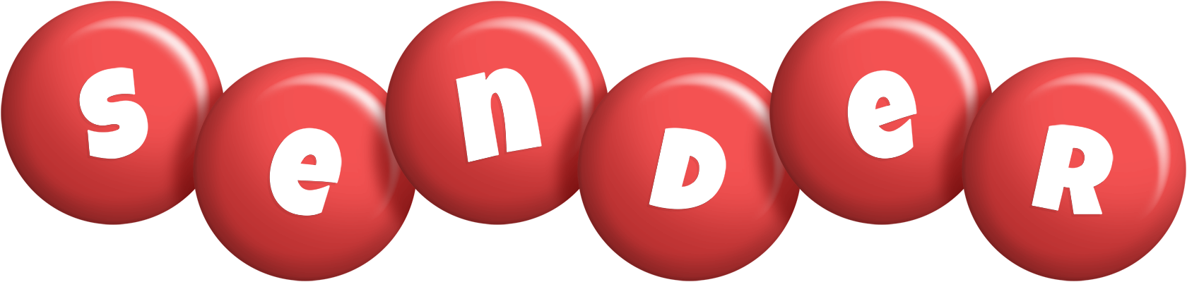 Sender candy-red logo