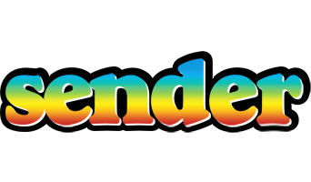 Sender color logo