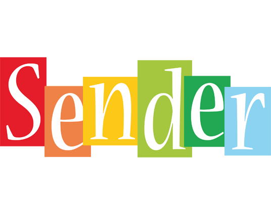 Sender colors logo
