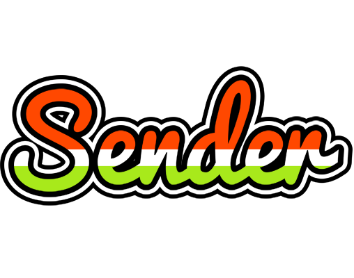 Sender exotic logo