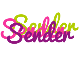 Sender flowers logo