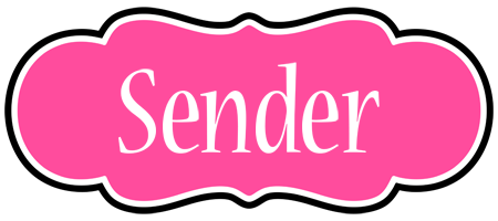 Sender invitation logo