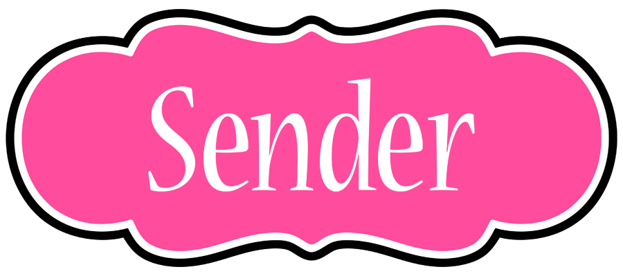 Sender invitation logo