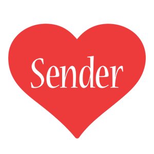 Sender love logo