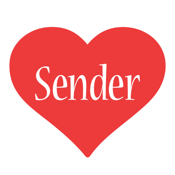 Sender love logo