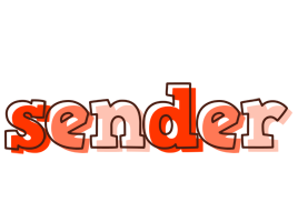 Sender paint logo