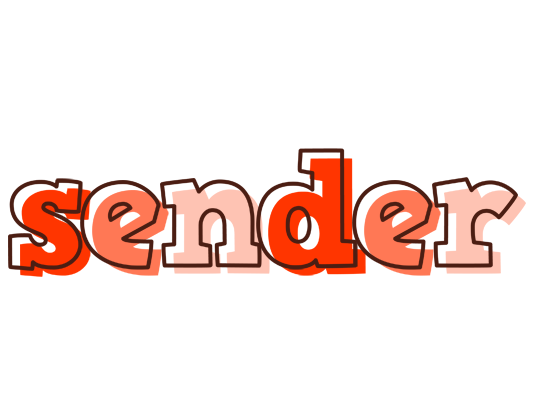 Sender paint logo