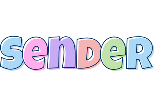 Sender pastel logo