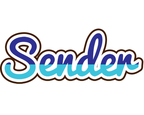 Sender raining logo