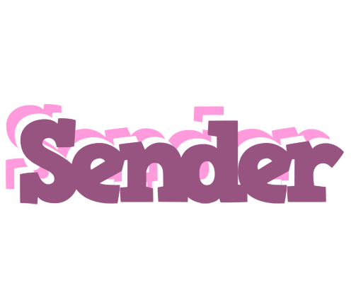 Sender relaxing logo