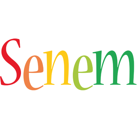 Senem birthday logo
