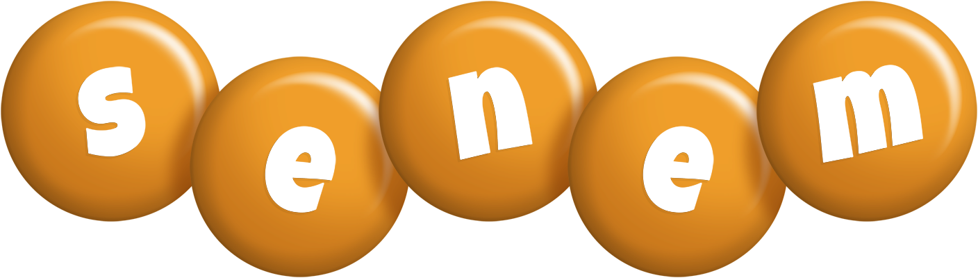 Senem candy-orange logo
