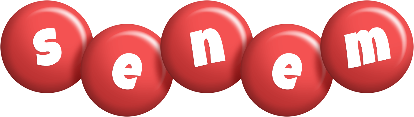 Senem candy-red logo