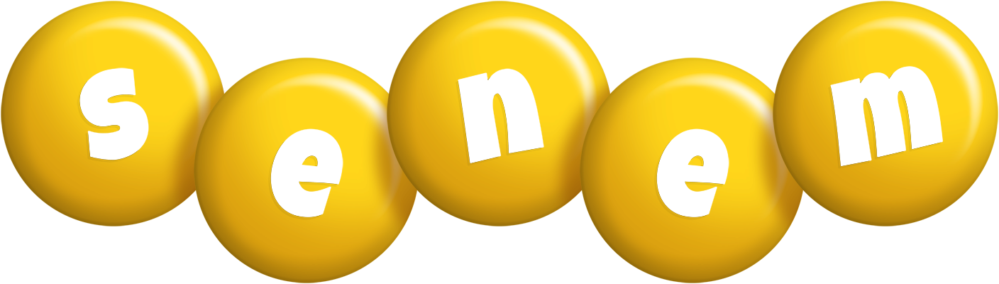 Senem candy-yellow logo