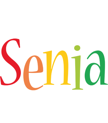 Senia birthday logo