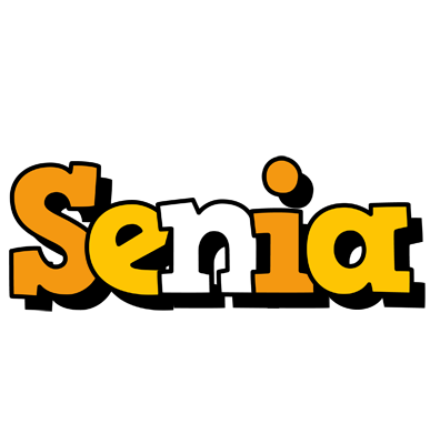Senia cartoon logo