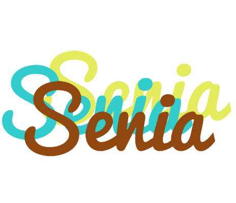 Senia cupcake logo