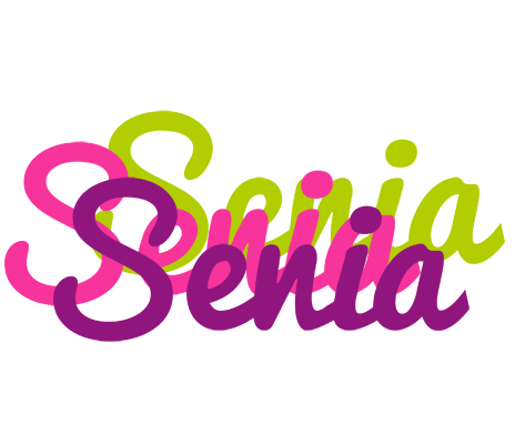 Senia flowers logo