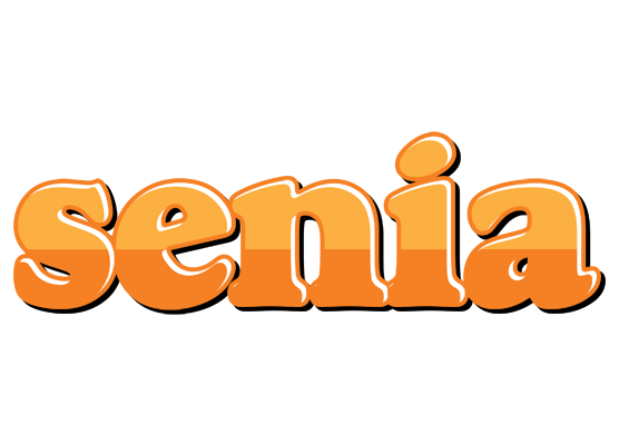 Senia orange logo
