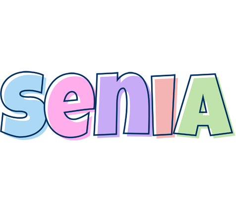 Senia pastel logo