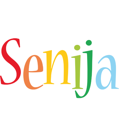 Senija birthday logo