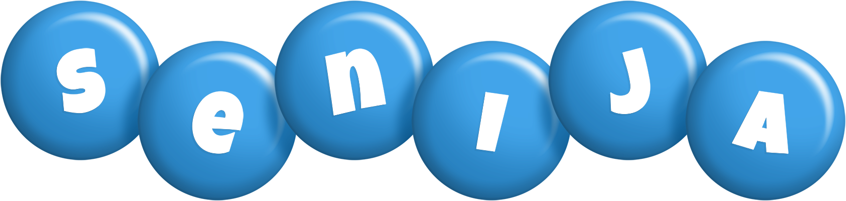Senija candy-blue logo
