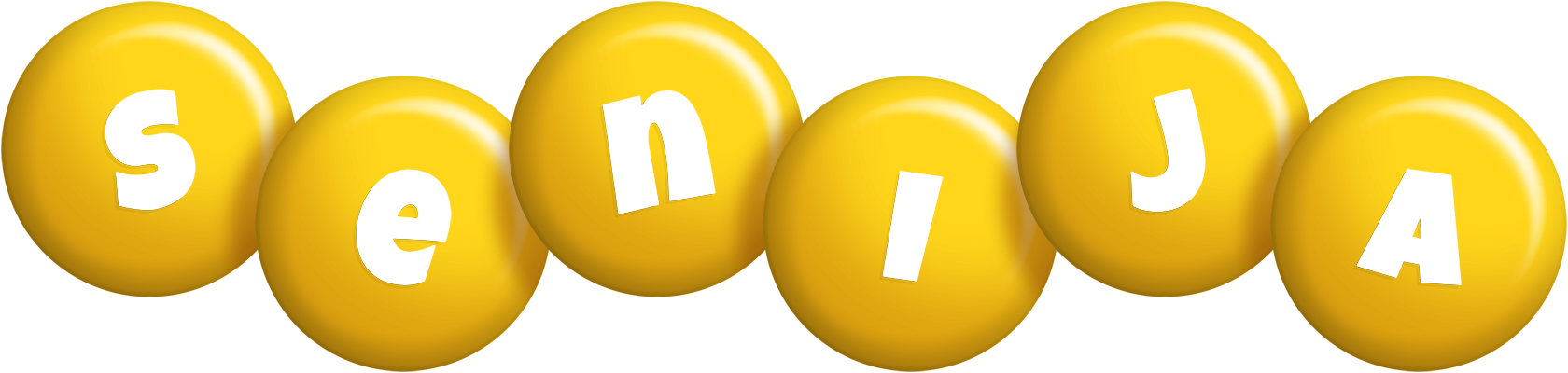Senija candy-yellow logo