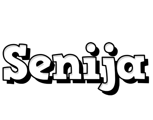 Senija snowing logo