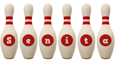 Senita bowling-pin logo