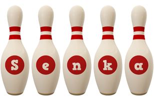 Senka bowling-pin logo