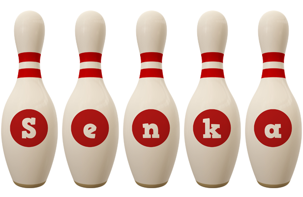 Senka bowling-pin logo
