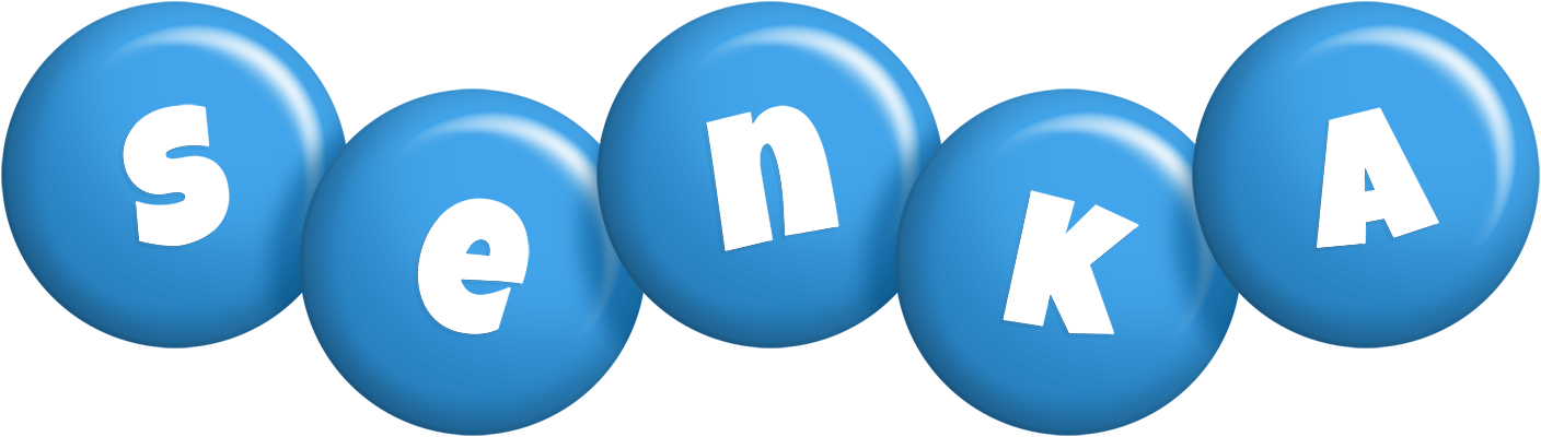 Senka candy-blue logo