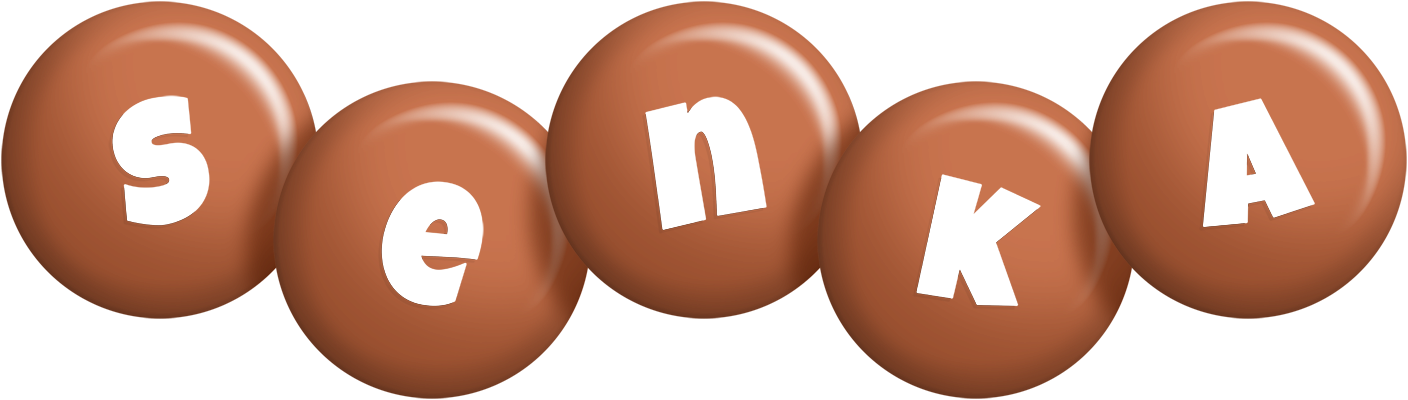Senka candy-brown logo