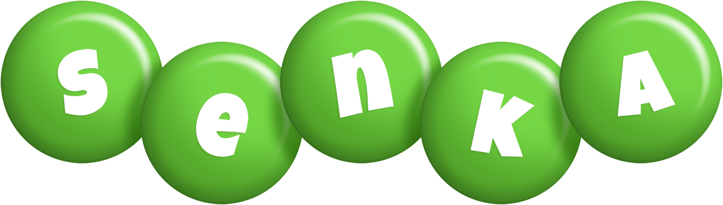 Senka candy-green logo